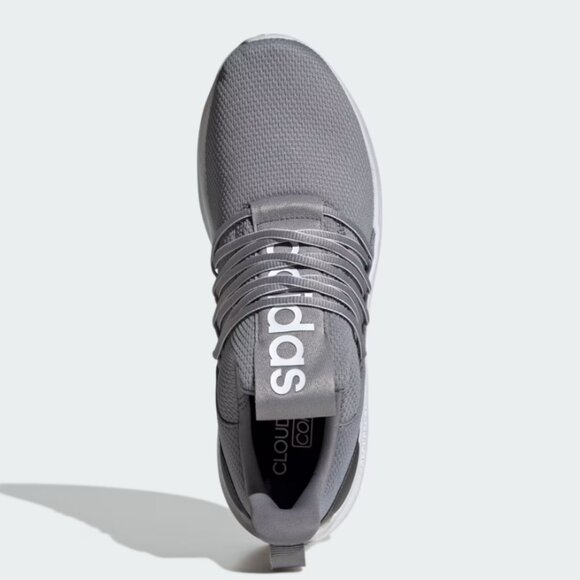 adidas Lite Racer Adapt 7.0 Men's Casual Sneaker 'Grey' (JR7606) NEW - Picture 3 of 7